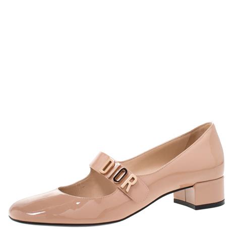 dior leather heels beige gold|dior ballerina heels.